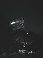 the russian city at night