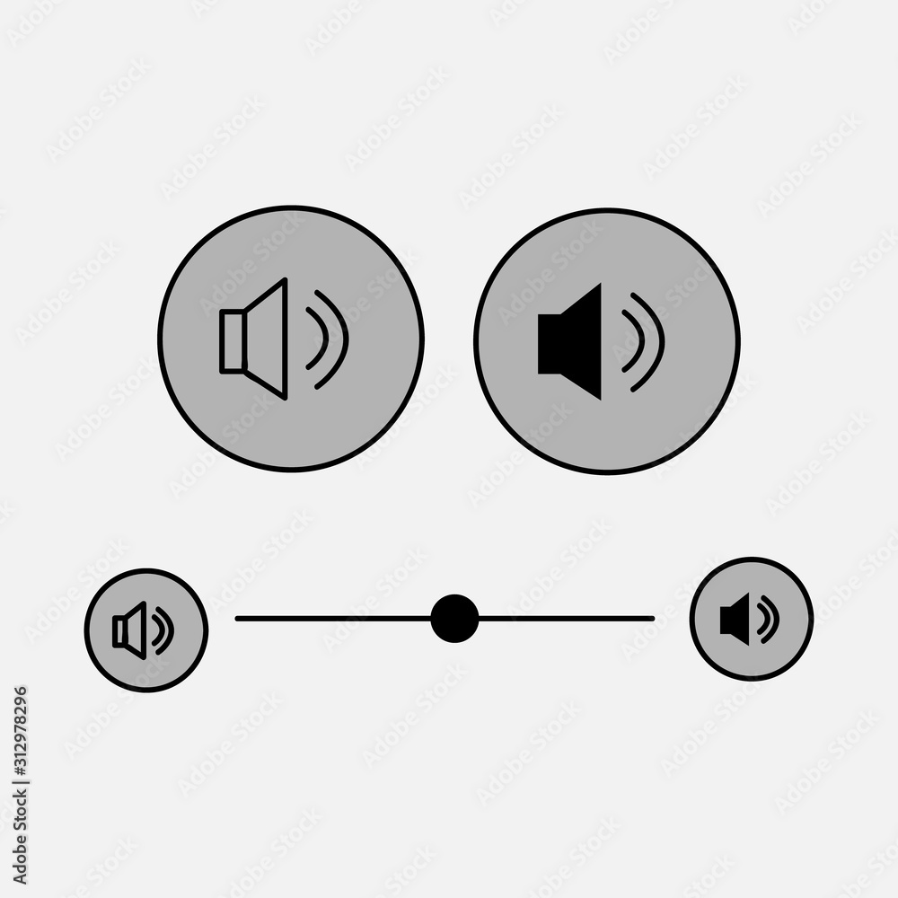 Poster icon sign or symbol element design for app or website vol 6 vector eps 10