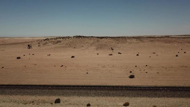 4K aerial drone video of Regimental Badges National Monument, made by soldiers of Second Durban Light Infantry and Transvaal Scottish Regiment during WW1 in German South-West Africa, presently Namibia