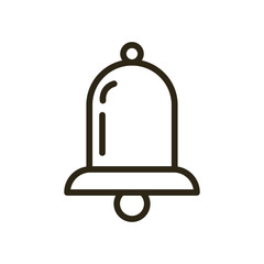 bell sound alert isolated icon