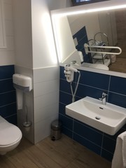 interior of modern bathroom