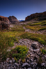 beautiful mountain side at day