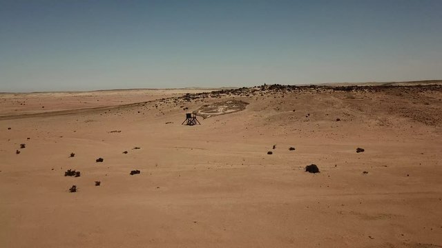 4K aerial drone video of Regimental Badges National Monument, made by soldiers of Second Durban Light Infantry and Transvaal Scottish Regiment during WW1 in German South-West Africa, presently Namibia