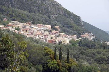Fototapeta na wymiar Lakones auf Korfu
