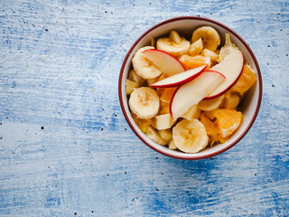 Fruit salad in a bowl