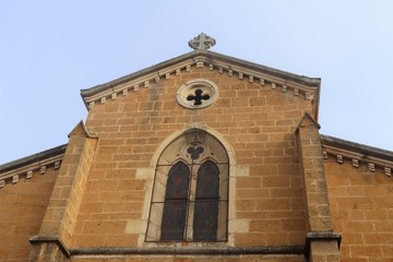 Eglise Saint Georges du village de Chevinay - Département du Rhône - France - Vue extérieure