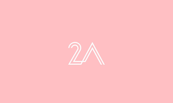 number and letter icon logo 2A