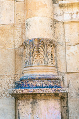 Corinthian Column Base Jerash Jordan