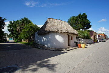 Streets in Valladolid, Mexico, Yucatan Peninsula