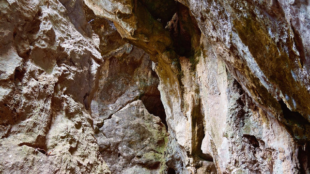 Inside Capricorn Caves Australia In Very Low Light