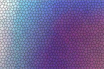 Geometrischer, moderner, orientalischer Mosaik Hintergrund hell, dunkel, blau, türkis, pink, schwarz mit abstrakten Muster
