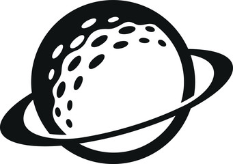 Planet golf suitable for logos, icons, symbols and more