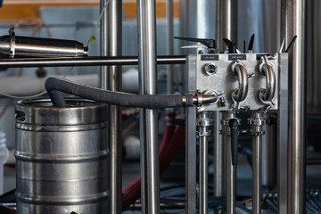 brewery piping, stainless steel ferrule elbow with tri clamp pipes fittings connections, metal beer...