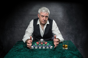 Poker, Spieler, Glück, Casino