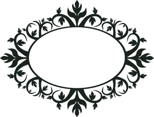 vintage floral frame