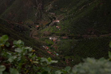 View from Anaga Rural Park in North part of Tenerife, Canary Islands, Spain.