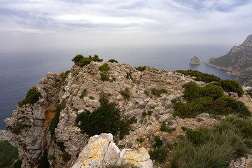Talaia d'Albercutx , in der Nähe von Cap Formentor auf Mallorca, Spanien, Pollenca