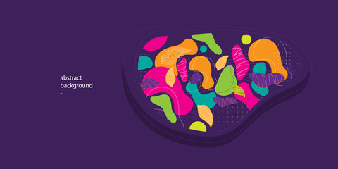 liquid background, abstract, modern, pattern with colorful