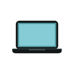laptop computer device isolated icon