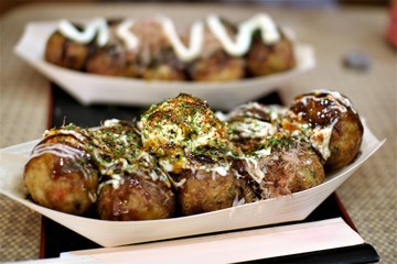 熱々のたこ焼き