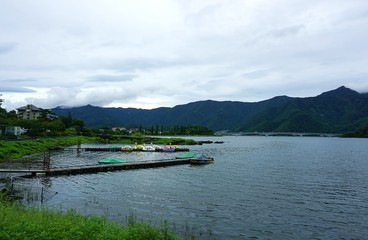 Fototapeta na wymiar kawaguchiko lake , Japan