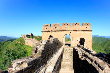 The Great Wall is in China.