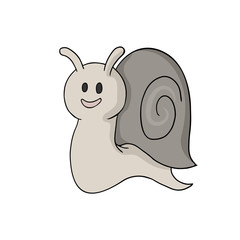 funny snail draw
