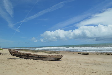 Barco Solit&aacute;rio na Bahia