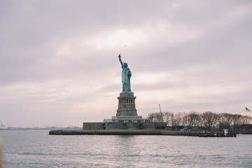 Fototapeta na wymiar Estátua da Liberdade em Nova Iorque