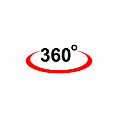 360 degree icon vector design symbol