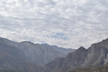 clouds in the mountain