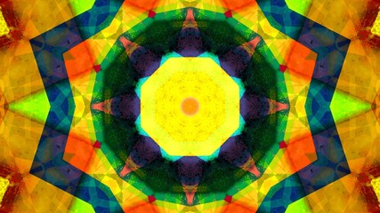 Fototapeta premium Kaleidoscope Mandala Art Design Abstract Background