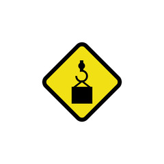 hazard warning sign icon vector design symbol