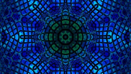 Kaleidoscope Mandala Art Design Abstract Background