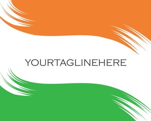 indian flag vector icon illustration
