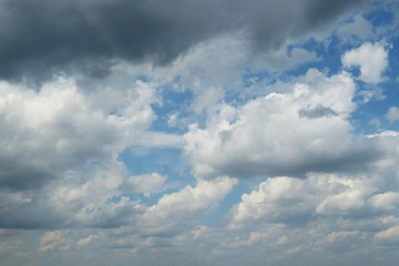 Blue sky with clouds