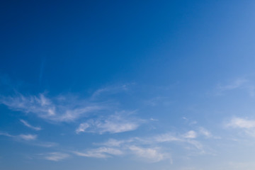clear blue sky with cloud, morning day background