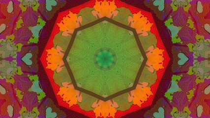 Obraz na płótnie Canvas Kaleidoscope Mandala Art Design Abstract Background