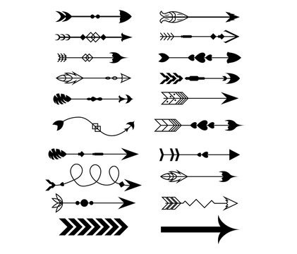 arrow vector set collection graphic design