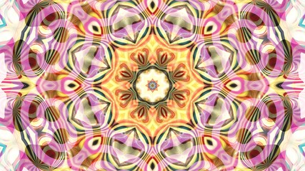 Kaleidoscope Mandala Art Design Abstract Background