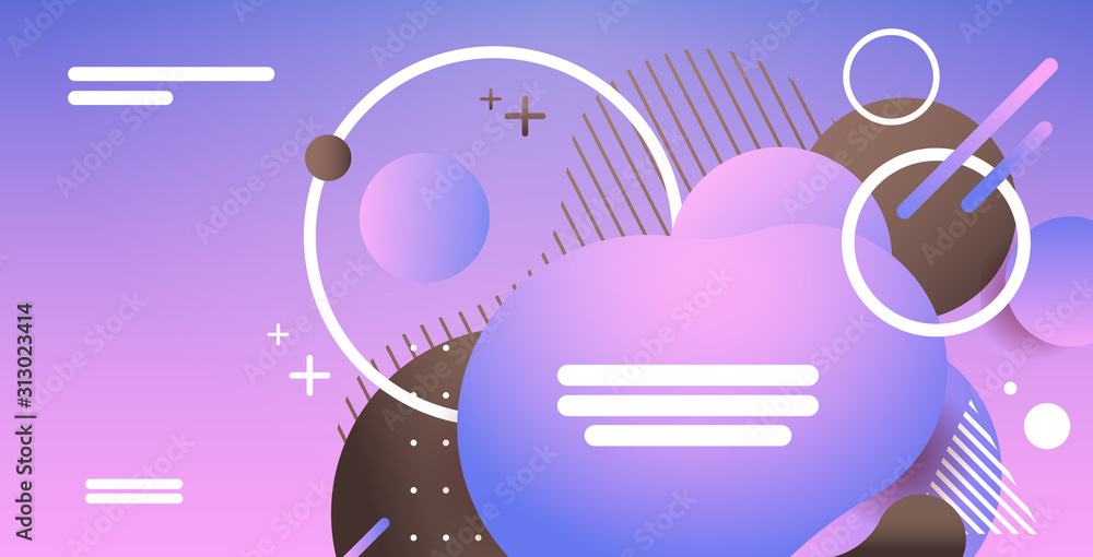 Poster web template with blank bars dynamical colorful gradient abstract banner flowing liquid shape fluid 
