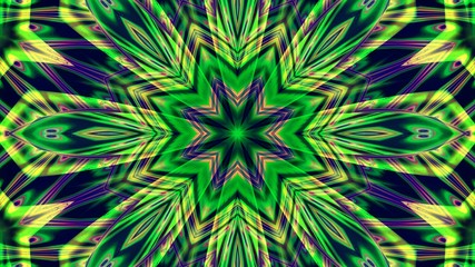 Kaleidoscope Mandala Art Design Abstract Background