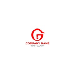 Fototapeta premium G Excavation and Engineering Logo Design Vector