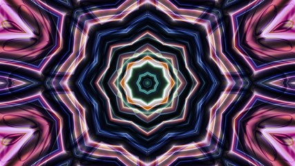 Kaleidoscope Mandala Art Design Abstract Background