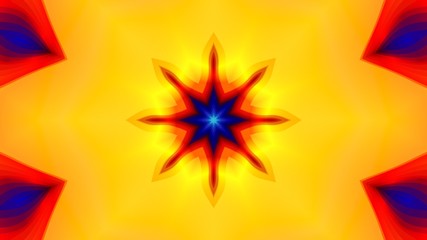 Kaleidoscope Mandala Art Design Abstract Background