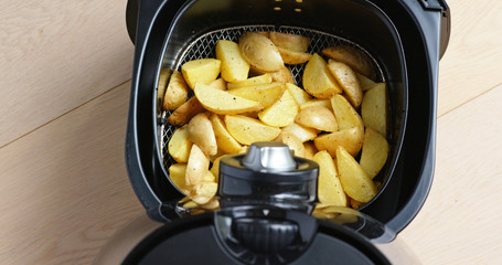 Air fryer homemade crispy potato