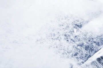 Ice background. The frozen texture of the water
