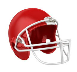 Fototapeta premium American Football Helmet Isolated
