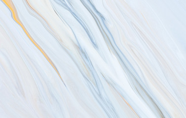 Obraz premium Marble rock texture blue ink pattern liquid swirl paint white dark that is Illustration background for do ceramic counter tile silver gray that is abstract waves skin wall luxurious art ideas concept.