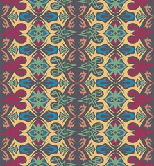 seamless pattern of ethnic pattern